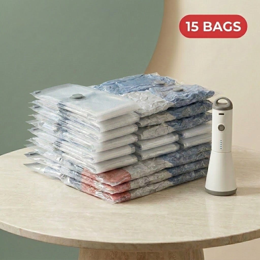 Aube Vacuum Bag Pack Travel Set
