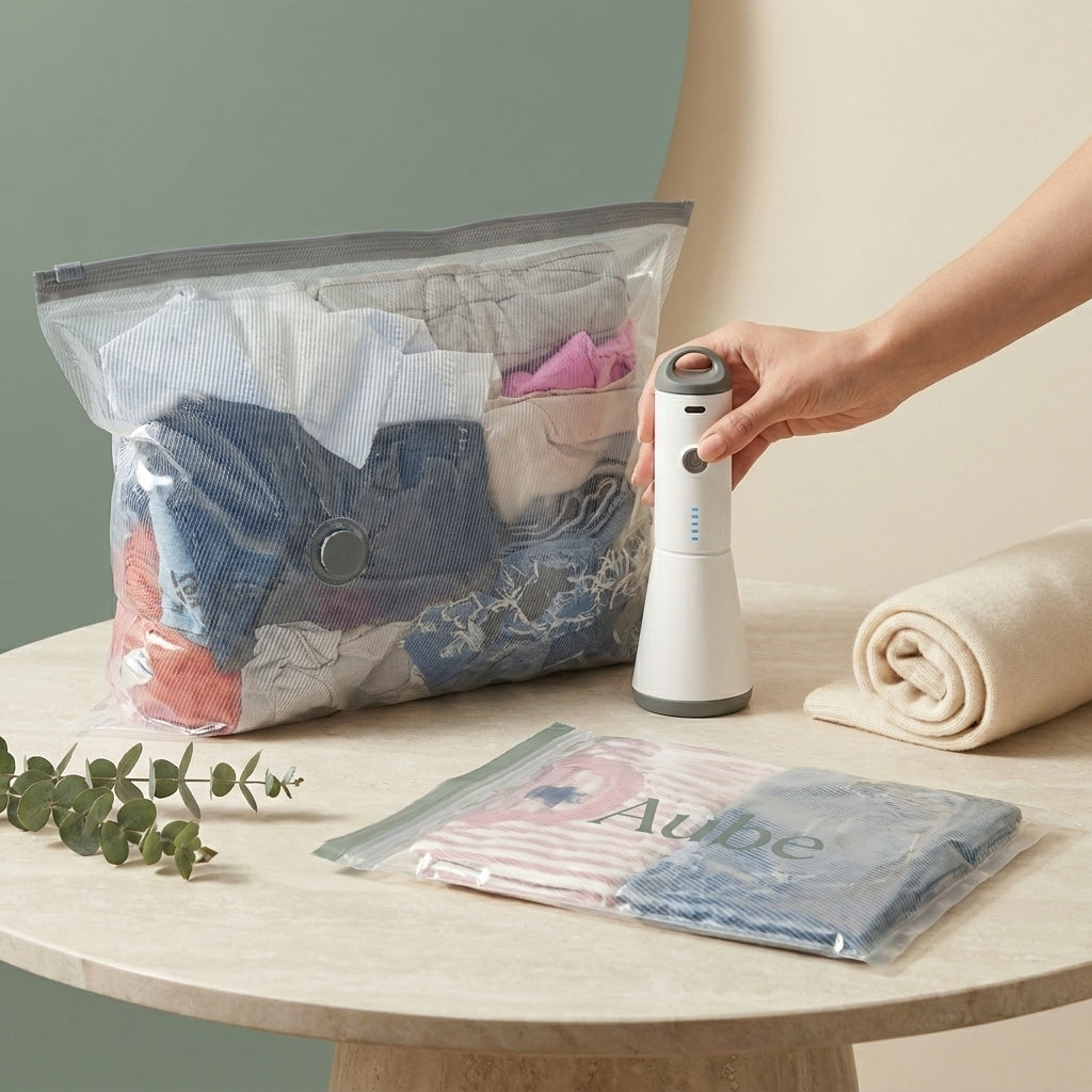 Aube Vacuum Bag Pack Travel Set