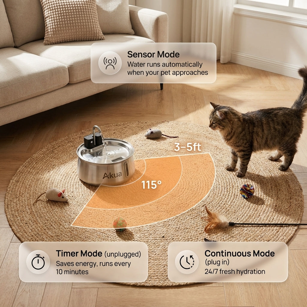 Akua® Wireless Cat Fountain