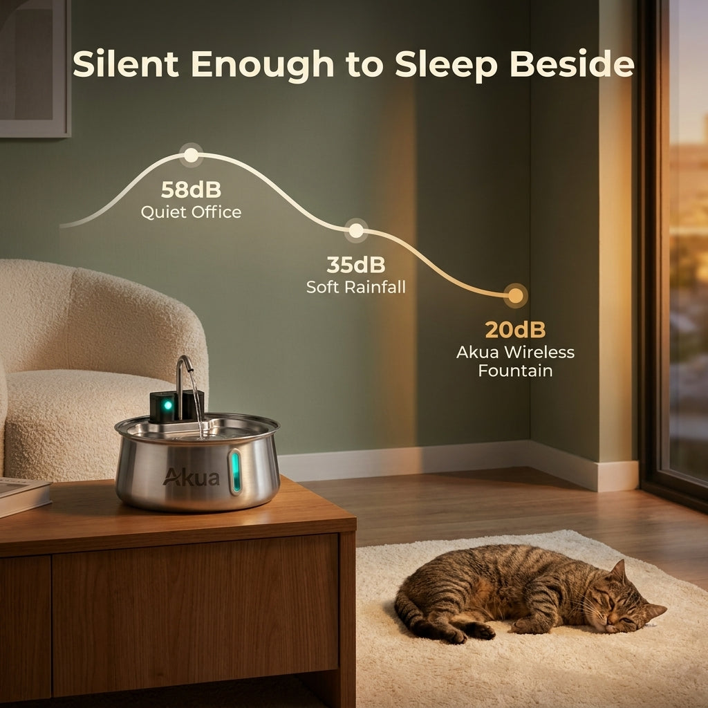 Akua® Wireless Cat Fountain