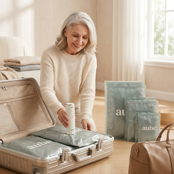 Aube® Vacuum Bag Pack Travel Set